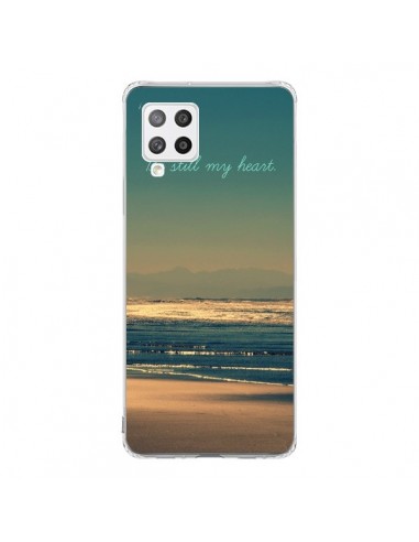 Coque Samsung A42 Be still my heart Mer Sable Beach Ocean - R Delean