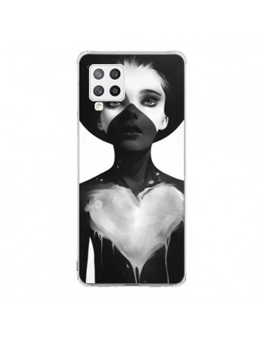 Coque Samsung A42 Fille Coeur Hold On - Ruben Ireland