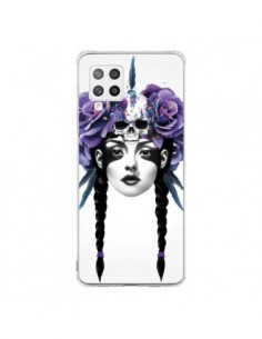 Coque Samsung A42 Fille Fleurs Warrior - Ruben Ireland