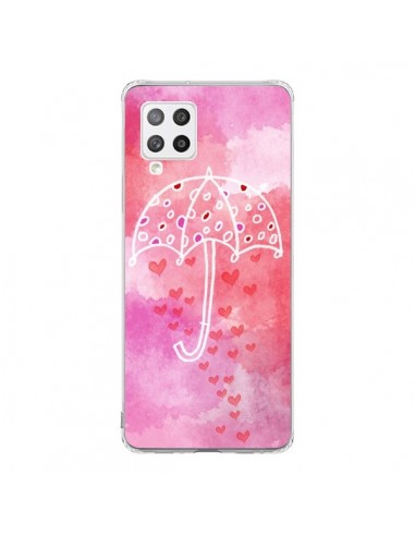 Coque Samsung A42 Parapluie Coeur Love Amour - Sylvia Cook