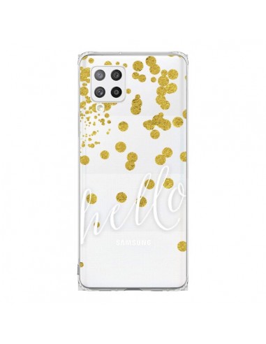 Coque Samsung A42 Hello, Bonjour Transparente - Sylvia Cook