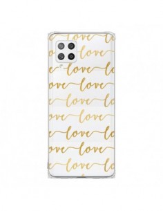 Coque Samsung A42 Love Amour Repeating Transparente -...