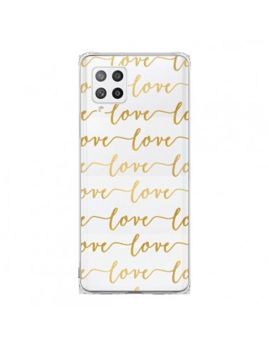 Coque Samsung A42 Love Amour Repeating Transparente - Sylvia Cook