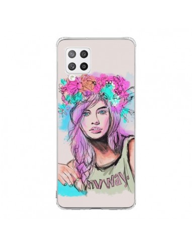 Coque Samsung A42 Femme Mannequin Barbara Palvin - Sara Eshak