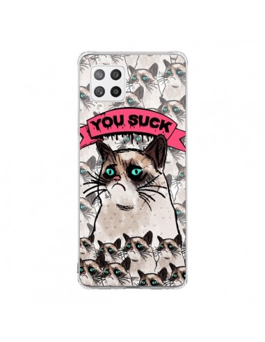 Coque Samsung A42 Chat Grumpy Cat - You Suck - Sara Eshak