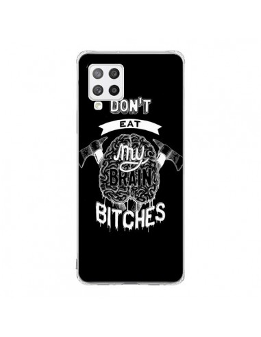 Coque Samsung A42 Don't eat my brain Bitches Cerveau Noir - Senor Octopus