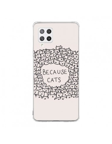 Coque Samsung A42 Because Cats chat - Santiago Taberna