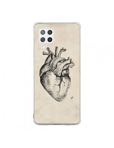 Coque Samsung A42 Coeur Vintage - Tipsy Eyes