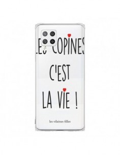 Coque Samsung A42 Les copines, c'est la vie Transparente...