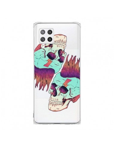 Coque Samsung A42 Tête de Mort Crane Punk Double Transparente - Victor Vercesi