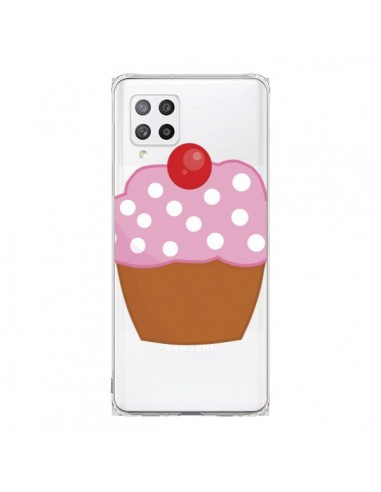 Coque Samsung A42 Cupcake Cerise Transparente - Yohan B.