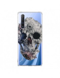 Coque Realme X50 5G Floral Skull Tête de Mort...