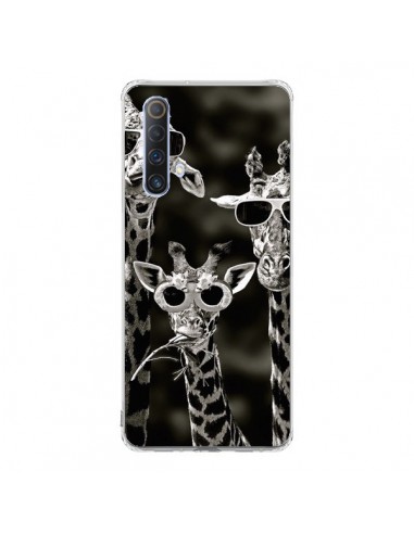Coque Realme X50 5G Girafe Swag Lunettes Familiy Giraffe - Asano Yamazaki
