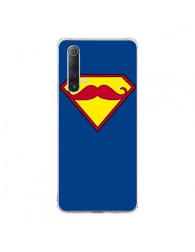 Coque Realme X50 5G Super Moustache Movember Superman - Bertrand Carriere