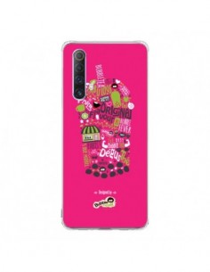 Coque Realme X50 5G Bubble Fever Original Flavour Rose -...