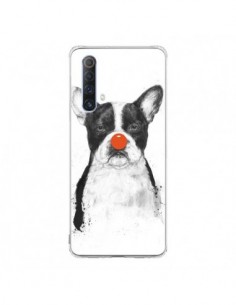 Coque Realme X50 5G Clown Bulldog Chien Dog - Balazs Solti