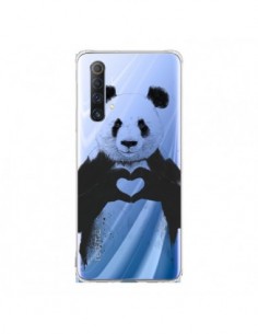 Coque Realme X50 5G Panda All You Need Is Love...