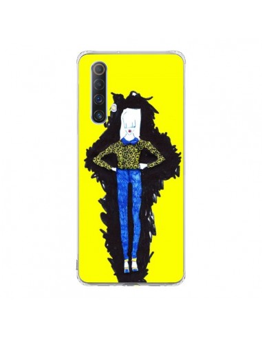 Coque Realme X50 5G Julie Femme Fashion Mode Jaune - Cécile