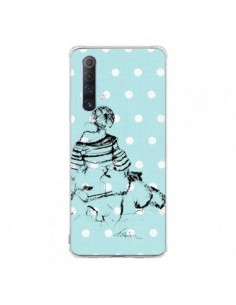 Coque Realme X50 5G Croquis Pois Femme Fashion Mode - Cécile
