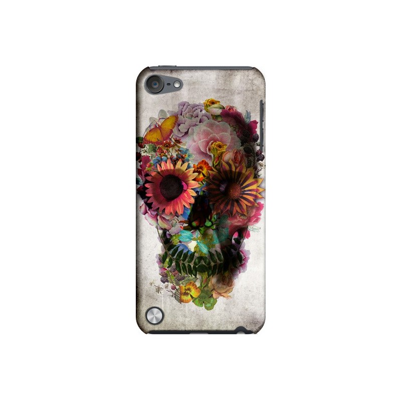 Coque Skull Flower Tête de Mort pour iPod Touch 5 - Ali Gulec