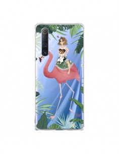 Coque Realme X50 5G Lolo Love Flamant Rose Chien...