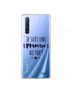 Coque Realme X50 5G Je suis une Maman au Top Transparente...