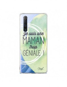 Coque Realme X50 5G Je suis une Maman trop Géniale Vert...