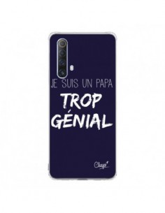 Coque Realme X50 5G Je suis un Papa trop Génial Bleu...
