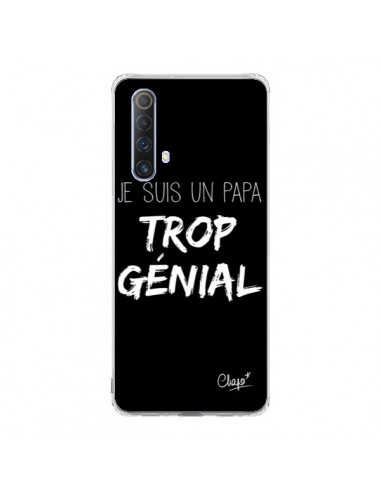 Coque Realme X50 5G Je suis un Papa trop Génial Noir - Chapo