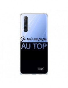 Coque Realme X50 5G Je suis un Papa au Top Transparente -...