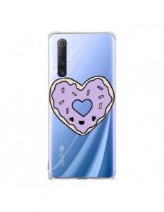 Coque Realme X50 5G Donuts Heart Coeur Violet...