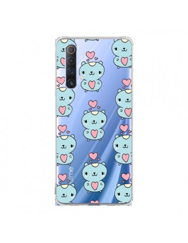 Coque Realme X50 5G Hamster Love Amour Transparente - Claudia Ramos