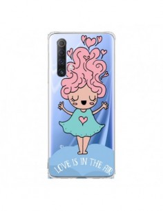Coque Realme X50 5G Love Is In The Air Fillette...