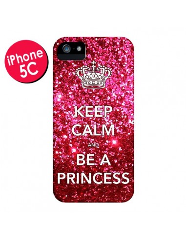 Coque Keep Calm and Be a Princess pour iPhone 5C - Nico