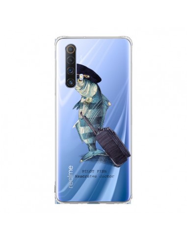 Coque Realme X50 5G Pilot Fish Poisson Pilote Transparente - Eric Fan