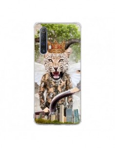 Coque Realme X50 5G Hear Me Roar Leopard - Eleaxart