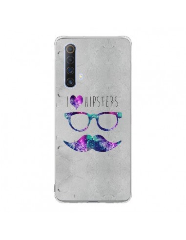 Coque Realme X50 5G I Love Hipsters - Eleaxart