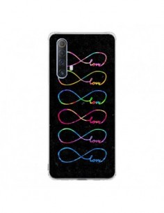 Coque Realme X50 5G Love Forever Infini Noir - Eleaxart