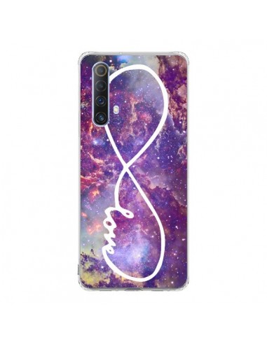 Coque Realme X50 5G Love Forever Infini Galaxy - Eleaxart