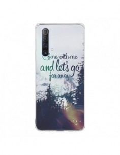 Coque Realme X50 5G Let's Go Far Away Snow Neige - Eleaxart