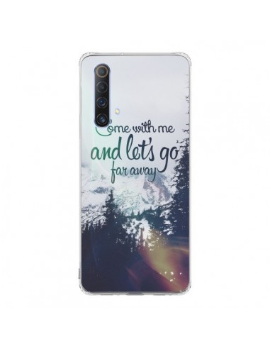 Coque Realme X50 5G Let's Go Far Away Snow Neige - Eleaxart