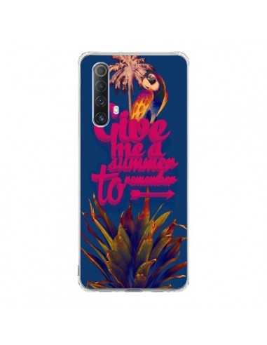 Coque Realme X50 5G Give me a summer to remember souvenir paysage - Eleaxart
