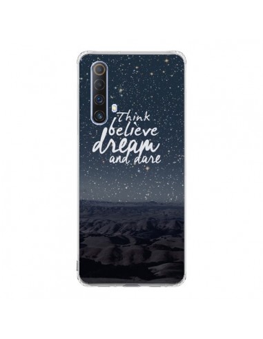 Coque Realme X50 5G Think believe dream and dare Pensée Rêves - Eleaxart
