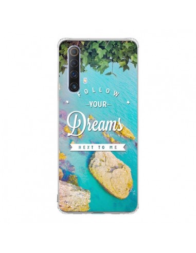 Coque Realme X50 5G Follow your dreams Suis tes rêves Islands - Eleaxart