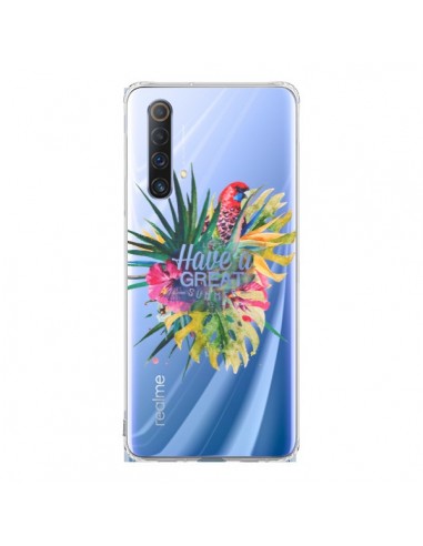 Coque Realme X50 5G Have a great summer Ete Perroquet Parrot - Eleaxart