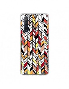 Coque Realme X50 5G Graphic Azteque Rouge Orange -  Léa...