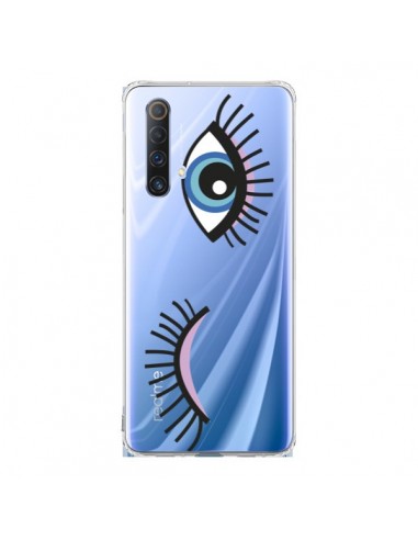 Coque Realme X50 5G Eyes Oeil Yeux Bleus Transparente -  Léa Clément