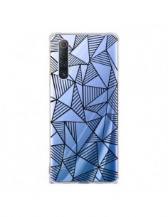 Coque Realme X50 5G Lignes Grilles Triangles Grid...