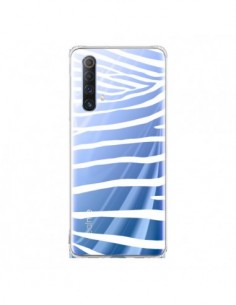 Coque Realme X50 5G Zebre Zebra Blanc Transparente -...