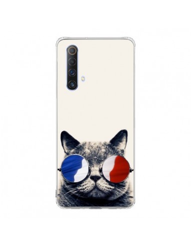 Coque Realme X50 5G Chat à lunettes françaises - Gusto NYC